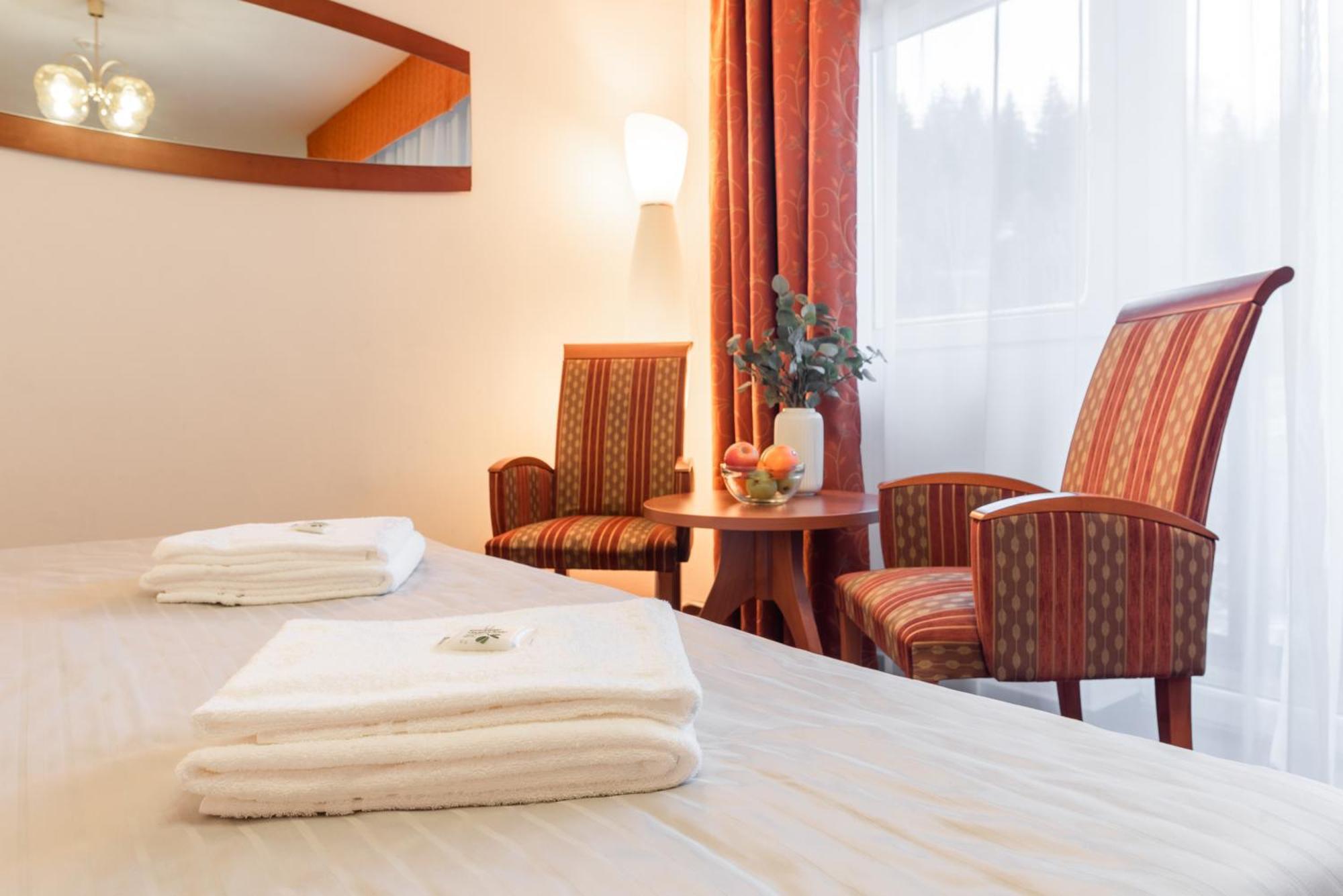 Hotel Schwarz Nove Hamry Bagian luar foto